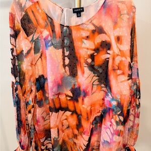 Torrid Women's Vibrant Abstract Blouse